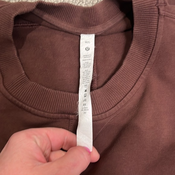 Lululemon Pullover Cape Brown M/L - Picture 4 of 6